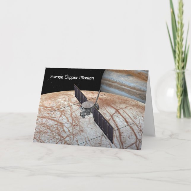 Cartão Europa Clipper Mission Spacecraft (Frente)