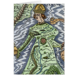 CARTÃO EUROPA COMO UMA RAINHA, 1588