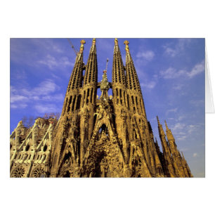 Cartão Europa, Espanha, Barcelona, Sagrada Família