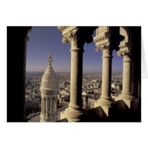 Cartão Europa, França, Paris, Vista de Paris através