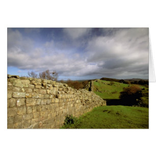 Cartão Europa, Inglaterra, Northumberland. Muro de Adrian
