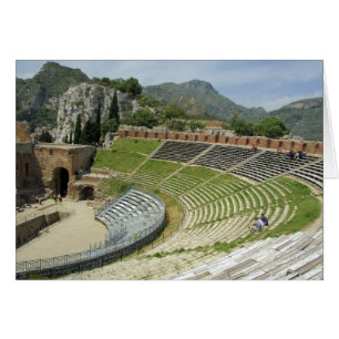 Cartão Europa, Itália, Sicília, Taormina. Século 3