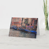 Europa, Itália, Veneza, gôndolas no canal
