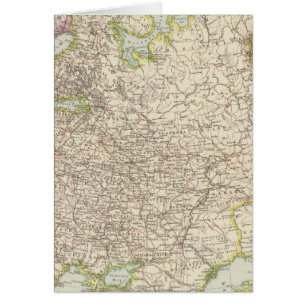 Cartão Europaisches Russland - Mapa da Europa e da Rússi