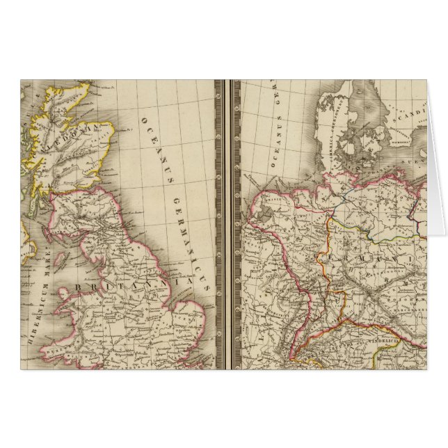 Cartão Europe Central England Alemanha (Frente Horizontal)