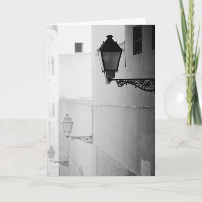 Cartão Europe, Spain, Mallorca. Streelights, Palma (Frente)