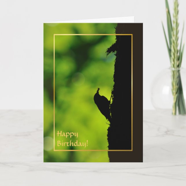 Cartão European treecreeper (Frente)