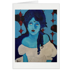 Cartão Evelyn Blue