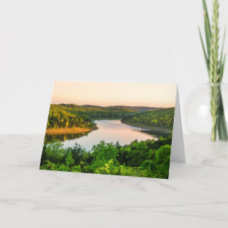 Cartão Evening on Bull Shoals Lake