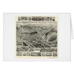 Cartão Everett, mapa panorâmico do PA - 1905