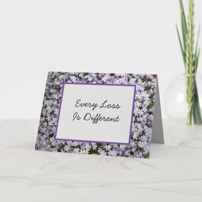 Cartão Every Loss is Different (Frente)