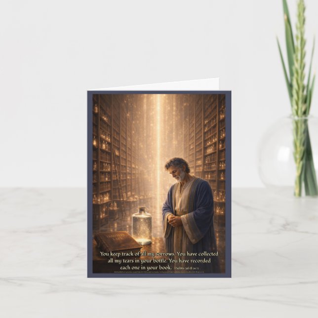 Cartão Every Tear Remembered  (Frente)