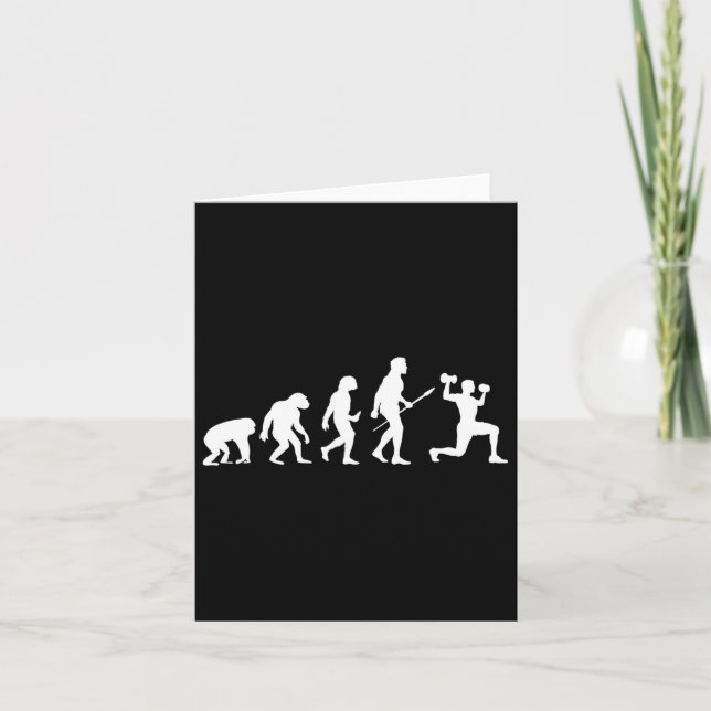 Cartão Evolução da Construção de Combustível Funny Bodybu (Frente)