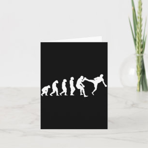 Cartão Evolução do Karate Taekwondo Ju-Jutsu Kung-Fu Kara