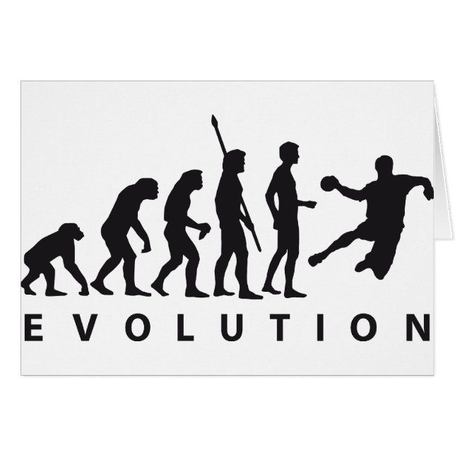 Cartão evolution handball (Frente Horizontal)