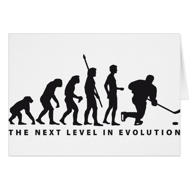 Cartão evolution icehockey (Frente Horizontal)