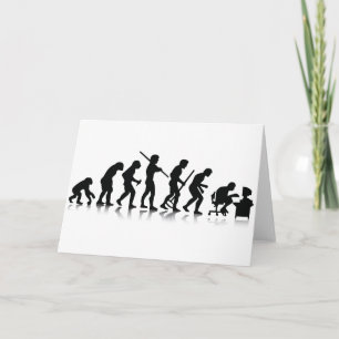 Cartão Evolution of Computer Addicts