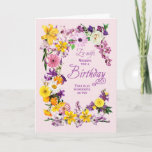 Cartão Ex Wife Birthday Frame Card<br><div class="desc">Um cartão de aniversário floral desejando um aniversário maravilhoso para uma ex-mulher. Um quadro de muitos tipos de flores com uma mensagem sincera de ter um aniversário maravilhoso.</div>