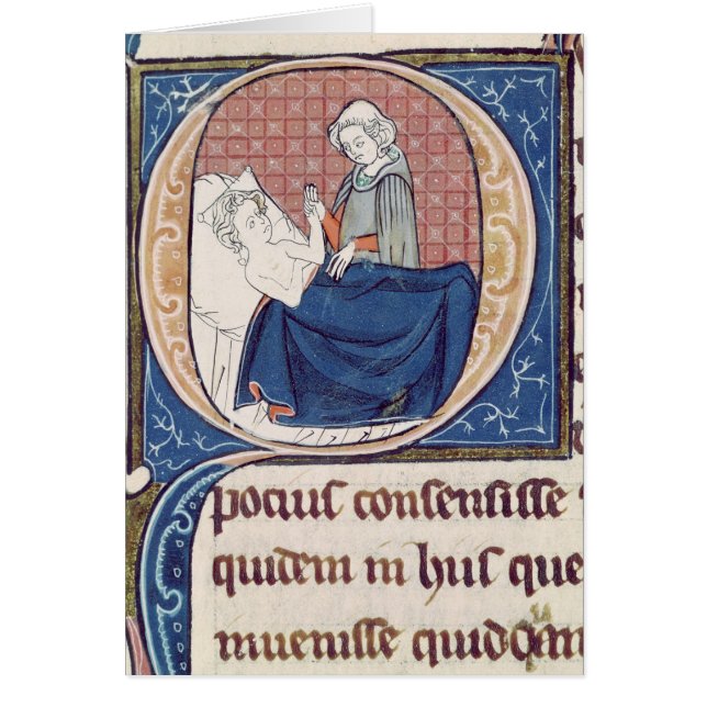 Cartão Examinando um paciente (Frente)