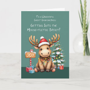 Cartão Excelente Avô Adorável, Feliz Natal
