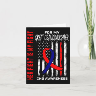 Cartão Excelente de Sensibilização para o Coração de Chd