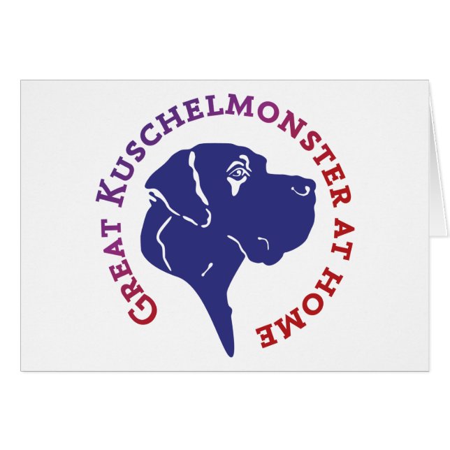 Cartão Excelente Kuschelmonster (Frente Horizontal)