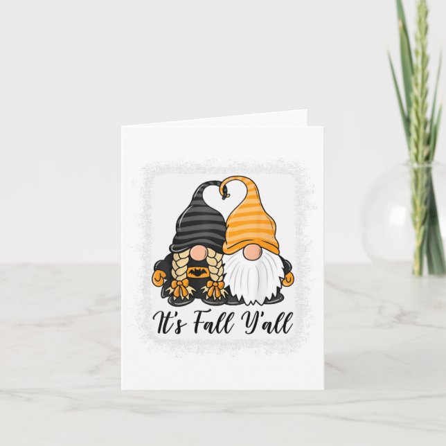 Cartão Excelente Novelty Gnome Halloween Engraçado É A Su (Frente)