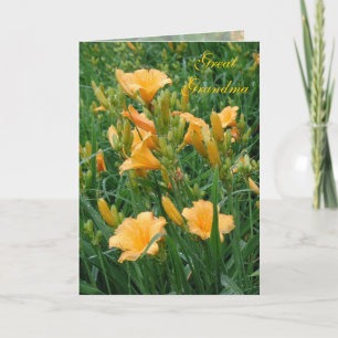 Cartão Excelente vovó Aniversário