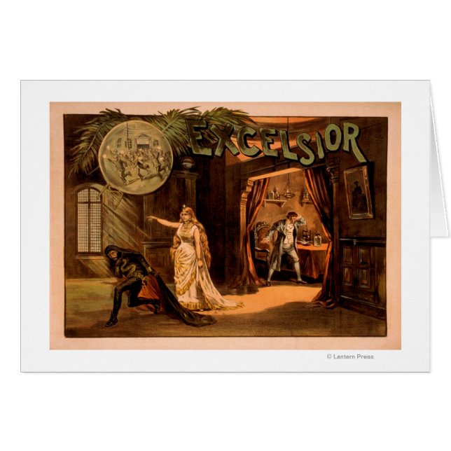 Cartão Excelsior Theatray Poster nº 1 (Frente Horizontal)