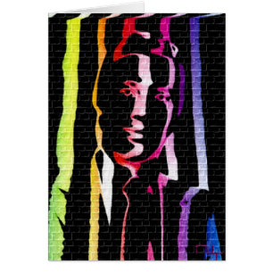 Cartão Excentricidade do grafite (cartão)