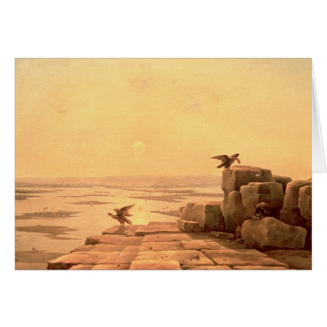 Cartão Excesso do Nile, 1842 (Frente Horizontal)