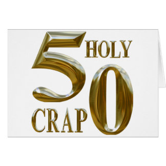 Cartão Excremento santamente