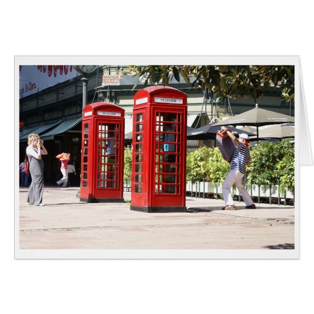 Cartão Executante de Rua Argentina (Frente Horizontal)