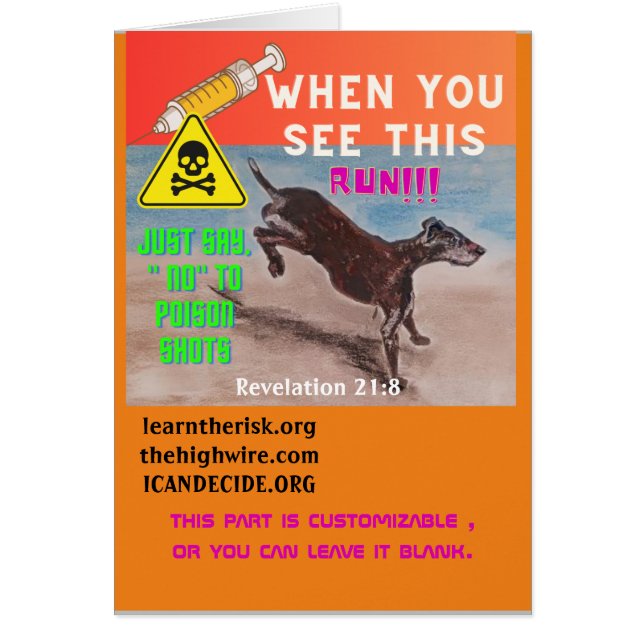 Cartão Executar placa personalizável (Frente)