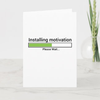 Cartão Exercício de Malhação de Gym Yoga Motivação Tryin