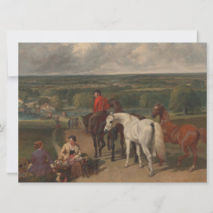 Cartão Exercício dos Cavalos Reais (Arte Equina)
