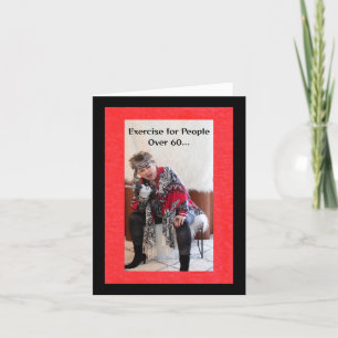 Cartão Exercício para Pessoas acima de 60