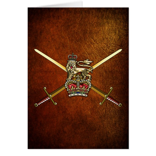 Cartão Exército Britânico (Frente)