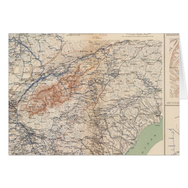 Cartão Exército das Campanhas em Cumberland (Frente Horizontal)