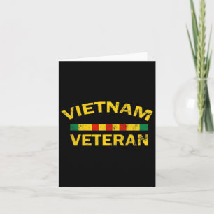 Cartão Exército dos EUA Vietnã Veterano Vintage Usa Soldi