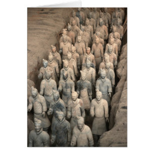 Cartão Exército Terracotta