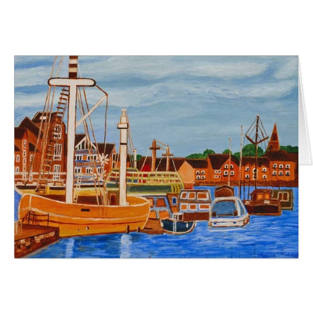 Cartão Exeter Devon Inglaterra (Frente Horizontal)