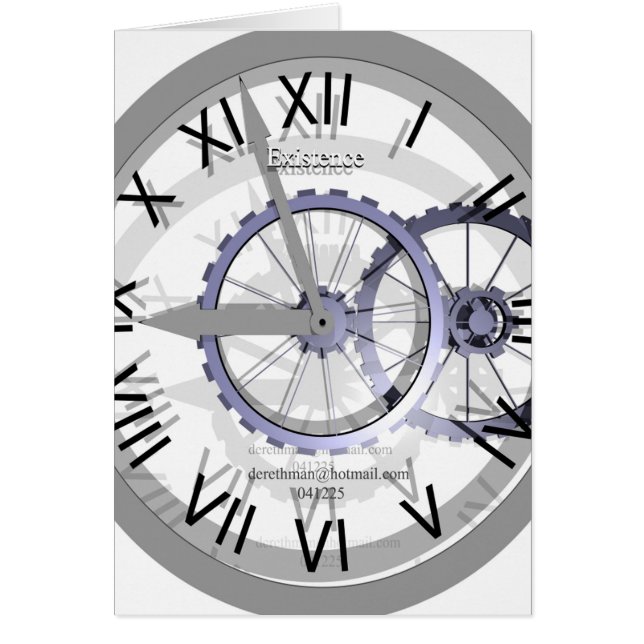 Cartão Existência III (cartão) (Frente)