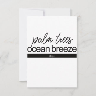 Cartão Experiência em Ibiza | Inspiração