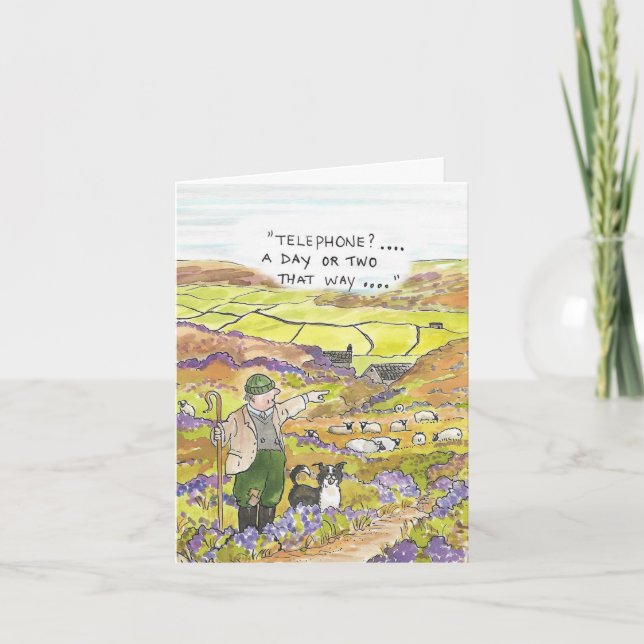 Cartão Explorador de ovinos Yorkshire (Frente)