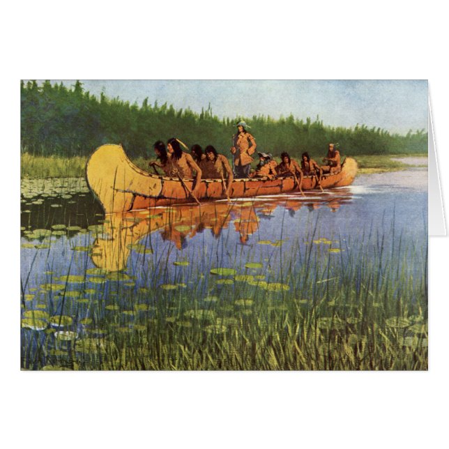 Cartão Exploradores de excelentes por Remington, pioneiro (Frente Horizontal)