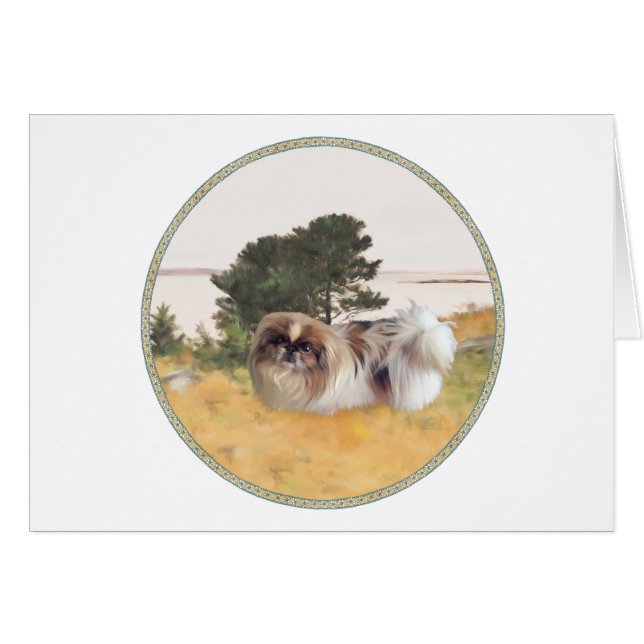 Cartão Explorando a margem (Frente Horizontal)