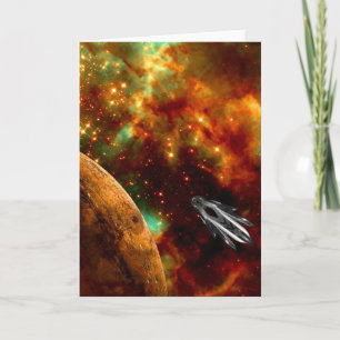 Cartão Explorando a nebulosa de Doradus