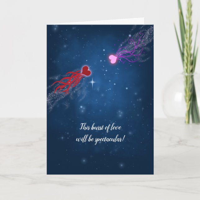 Cartão Explosão de Amor - Dia dos Namorados (Frente)