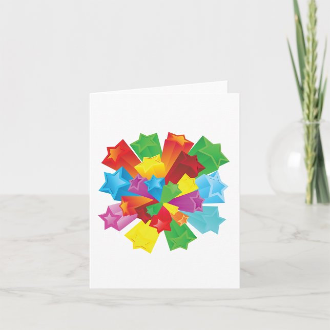Cartão Explosão De Estrelas (Criador carregado)